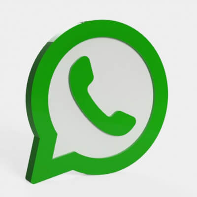 Whatsapp 3D Logo