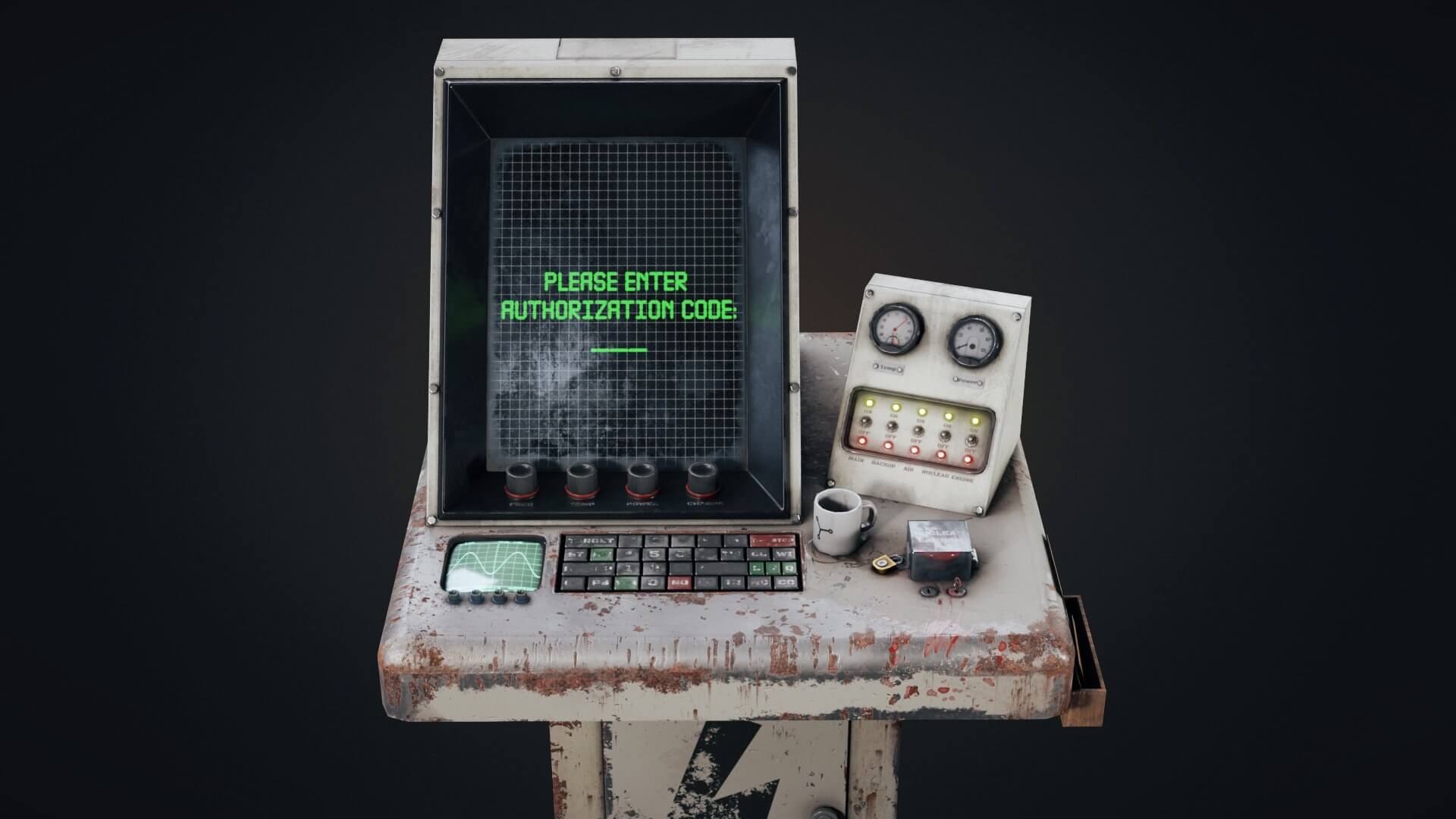 Old Terminal - 3D Model by knockcg
