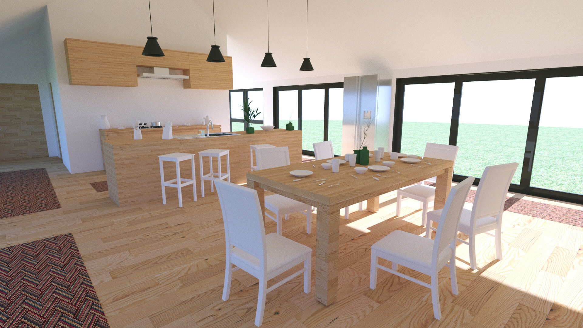 Kitchen Interior 2 - 3D Model by kopofx