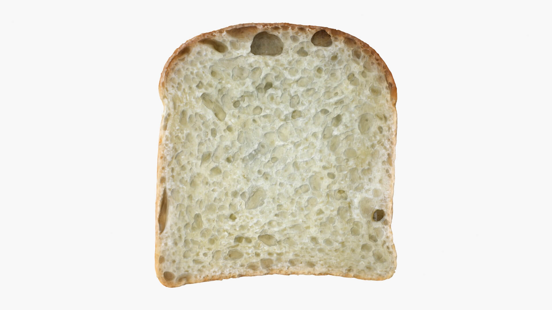 Bread Slice - 3D Model by Krakken