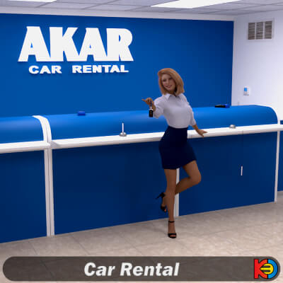 Car Rental for DAZ Studio