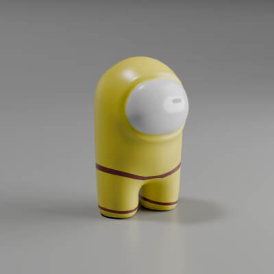 Among Us Character Lowpoly