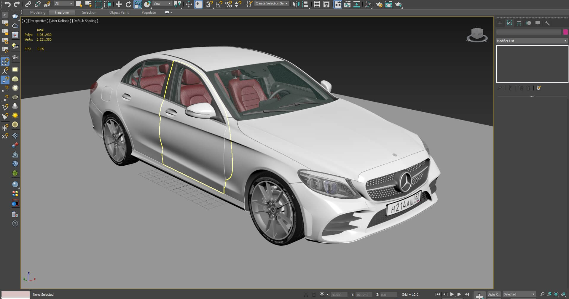 Mercedes Benz C-Class 3D Model by KSTORE