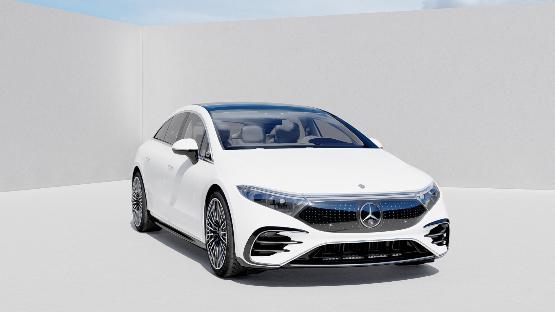 Mercedes EQS 2022 - 3D Model by KSTORE