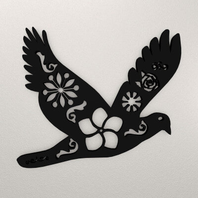 Bird Wall Decoration WARAJ42