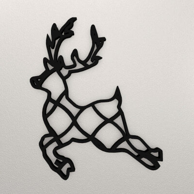 Deer Wall Decoration Waraj9