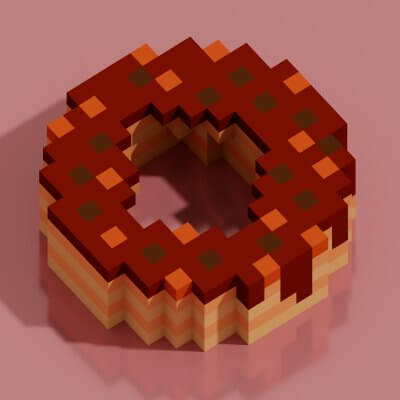 Donut 3 Voxel