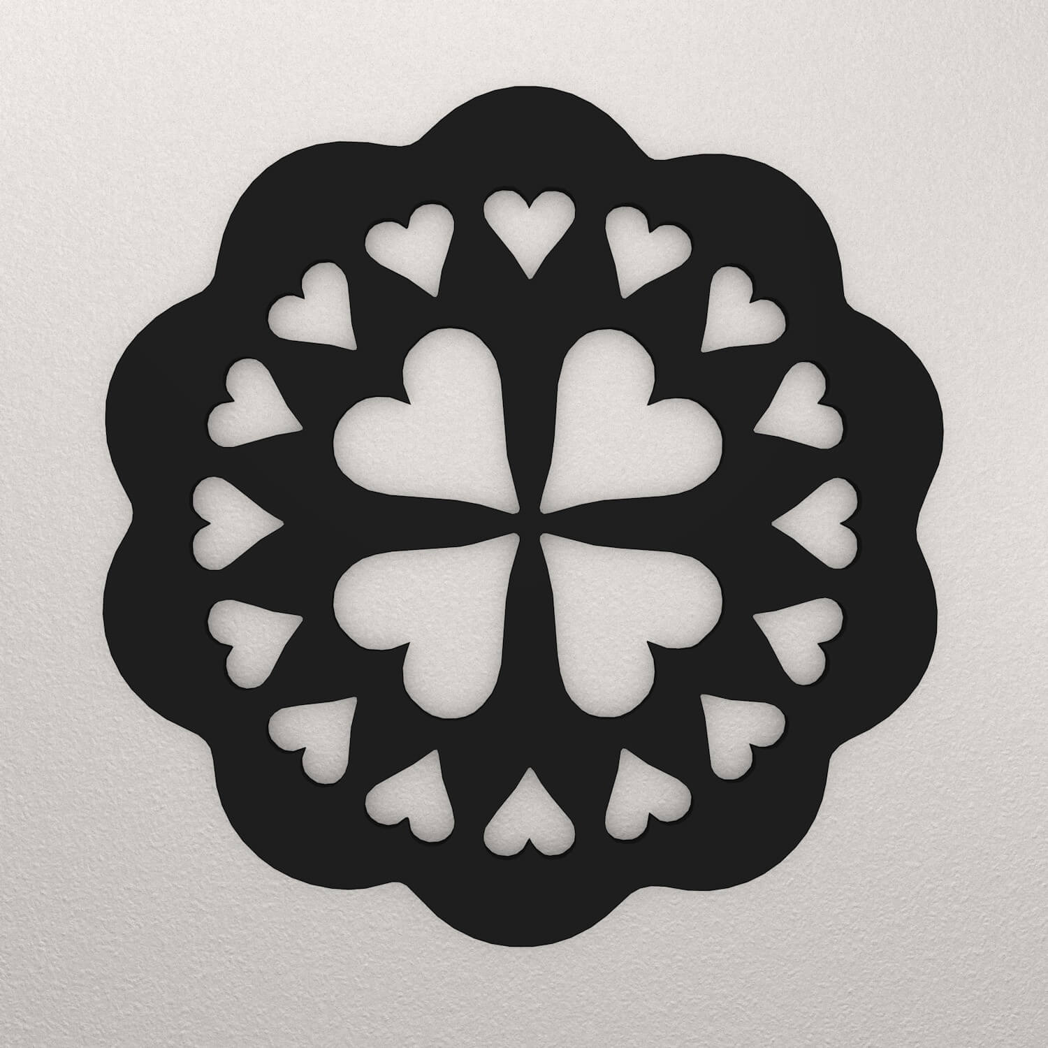 Flower Wall Decoration Waraj4 - 3D Model by Ktkaraj 3D Models