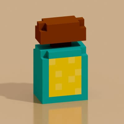 Potion Bottle 3 Voxel