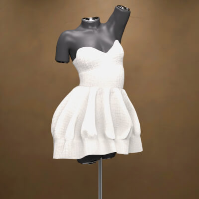 Airelyn Dress - High-Resolution OBJ