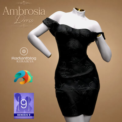 Ambrosia Dress for Genesis 9