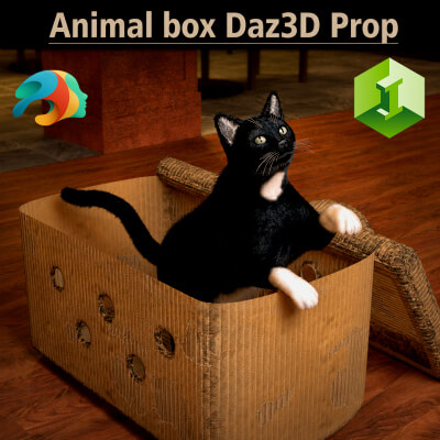 Animal Box - Daz3D Prop