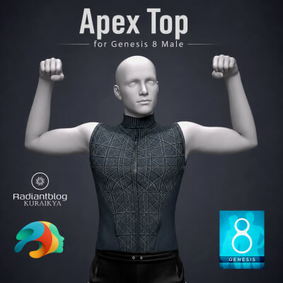 Apex Top for Genesis 8 &amp 8.1 Male