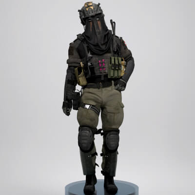 Austrian Soldier Outfit for Genesis 9