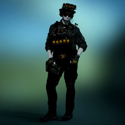Blackcell Soap Outfit for Genesis 9
