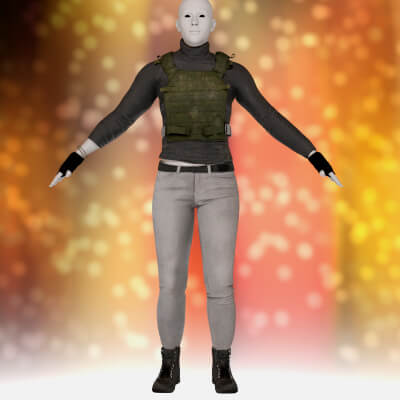 Captive Narco Outfit for Genesis 9