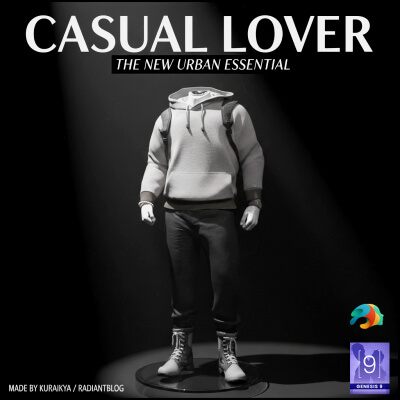 Casual Lover Outfit for Genesis 9