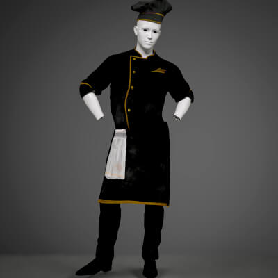 Chef Outfit for Genesis 9