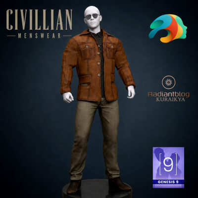 Civilian Menswear for Genesis 9