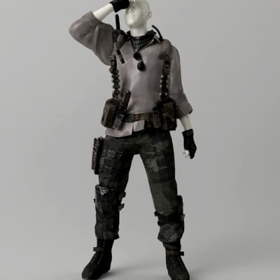 Classic Outfit for Genesis 9 by KuraiKya