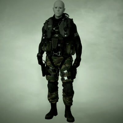 Classic SAS Outfit for Genesis 9 by KuraiKya