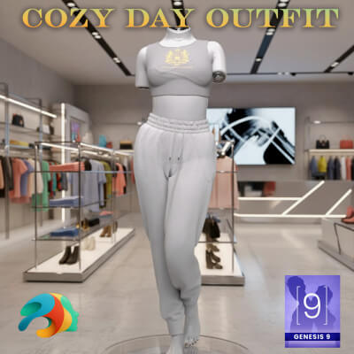 Cozy Day Outfit for Genesis 9