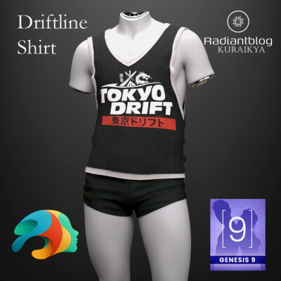 Driftline Shirt for Genesis 9 Addon