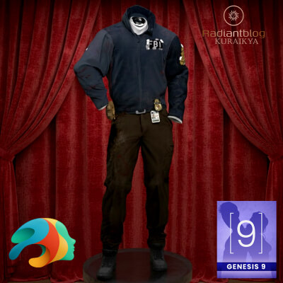 Fake FBI Outfit for Genesis 9