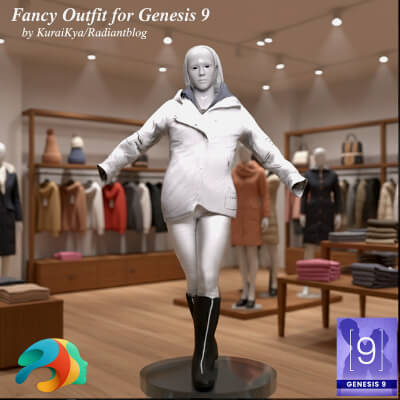 Fancy Outfit for Genesis 9