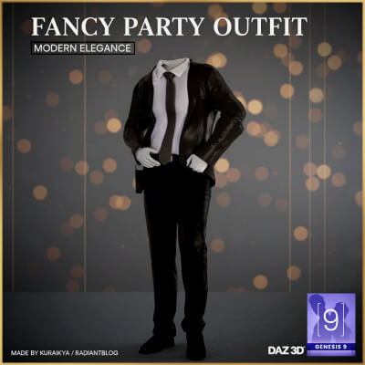 Fancy Party Outfit for Genesis 9