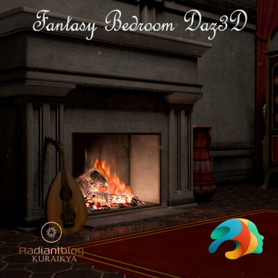 Fantasy Bedroom for Daz3D