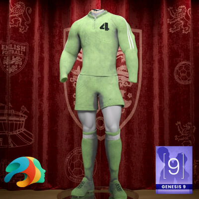 Football Outfit for Genesis 9 Texture Add-on
