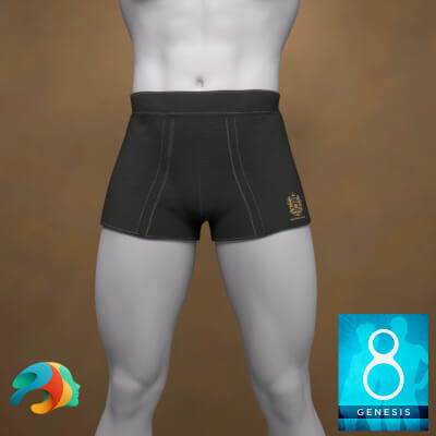 G8 Short Boxers for Genesis 8 / 8.1 Male