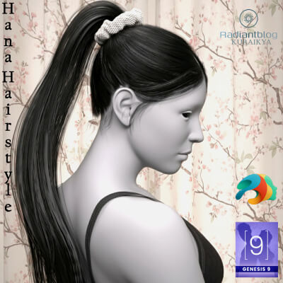 Hana Ponytail for Genesis 9