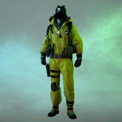 Hazmat Outfit for Genesis 9
