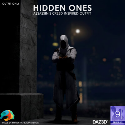 Hidden Ones Outfit for Genesis 9