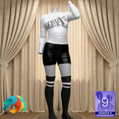 Homeday Outfit for Genesis 9