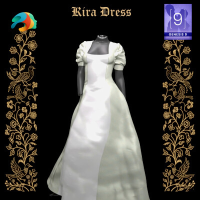 Kira Dress dForce for Genesis 9