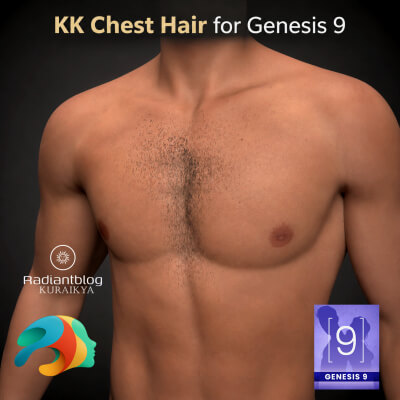KK Chest Hair for Genesis 9