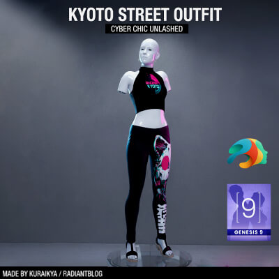 Kyoto Street Outfit for Genesis 9