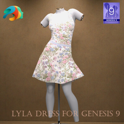 &quotLyla Dress&quot for Genesis 9