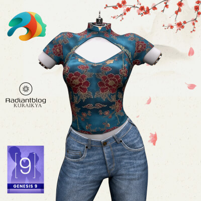 Mao Collar Top for Genesis 9