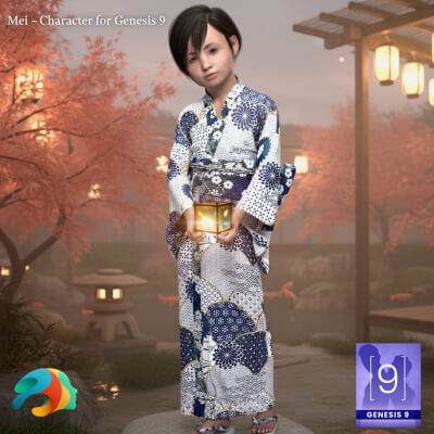 Mei Character for Genesis 9