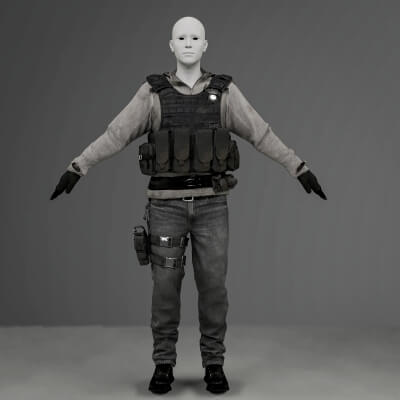 Mexcian Border Outfit for Genesis 9