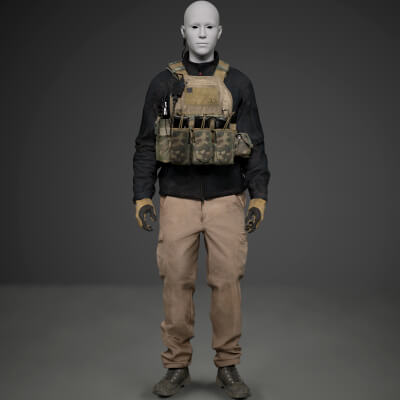 Commandante Outfit for Genesis 9