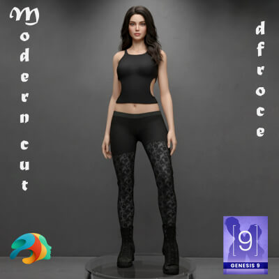Modern Cut Outfit for Genesis 9