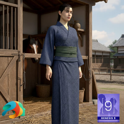 Oni Bride Character for Genesis 9
