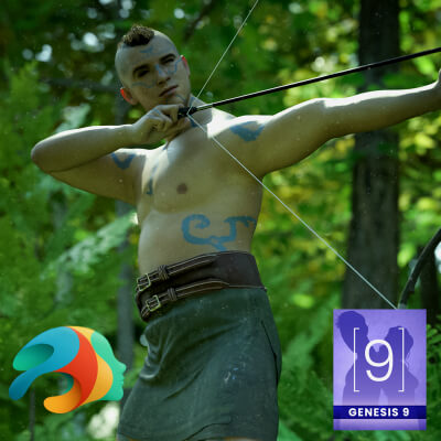 Pictish Outfit for Genesis 9