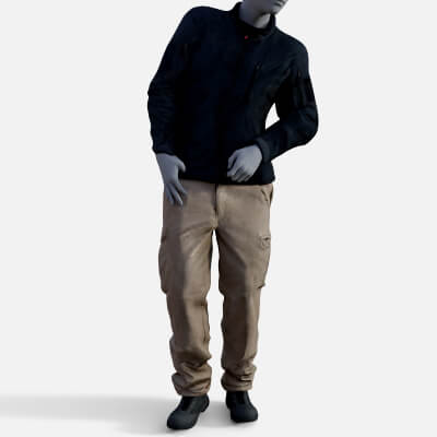 Plane Passanger Outfit for Genesis 9