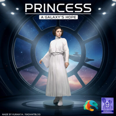 Princess for Genesis 9 by KuraiKya